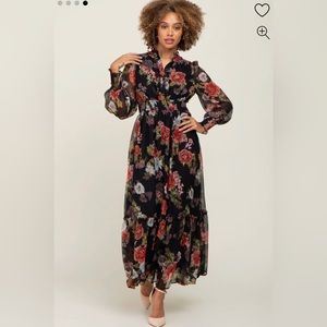 Pinkblush Floral Maxi Dress